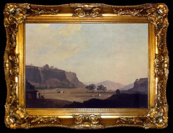 framed  William Hodges A View of Part of the South Side of the Fort at Gwalior, ta009-2